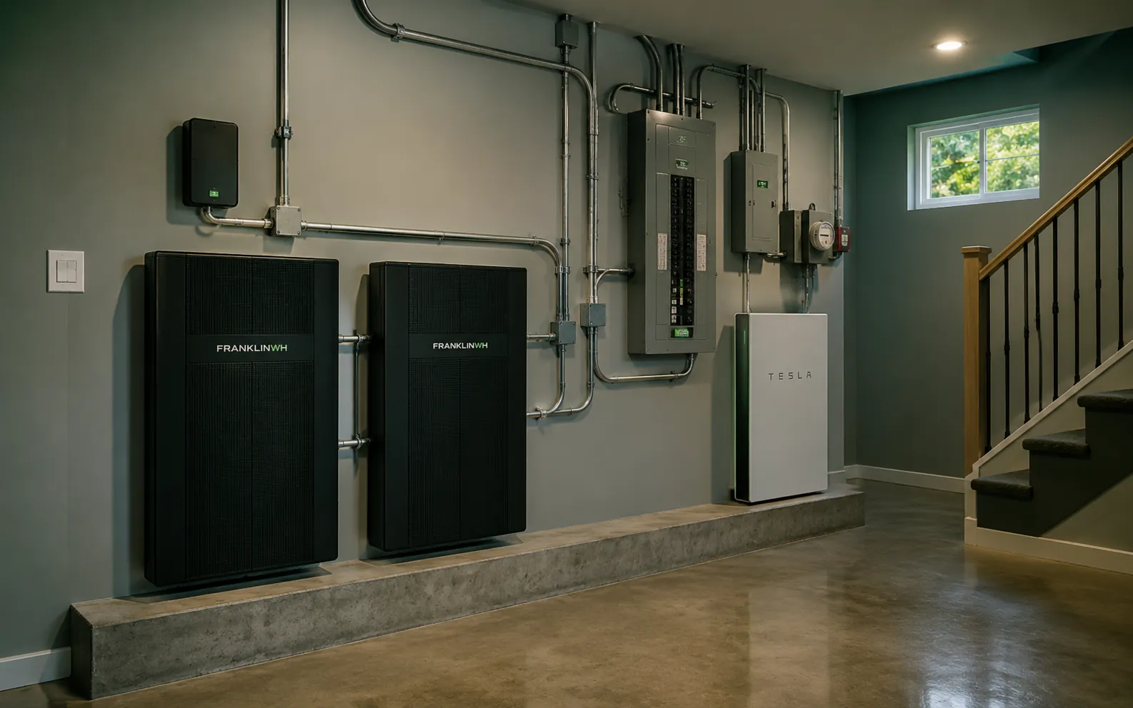 Battery storage installation